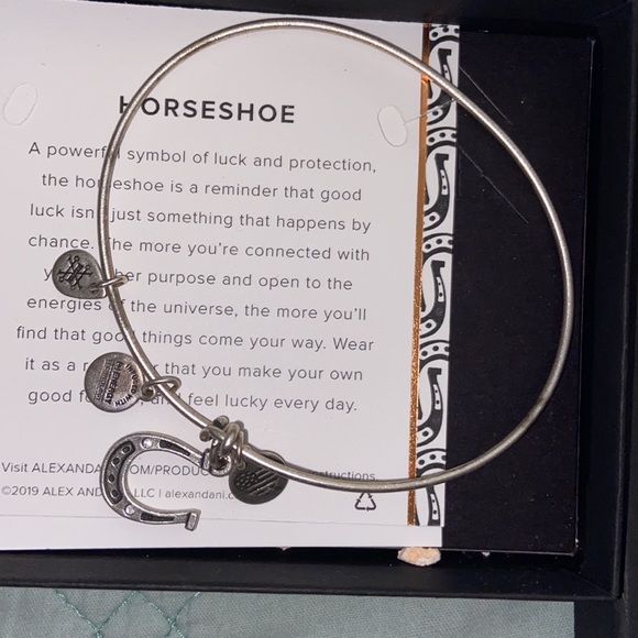 Alex and Ani horseshoe bracelet - Picture 2 of 3